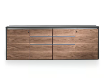 KEFA - Wooden office storage unit with hinged doors by i 4 Mariani - view 2